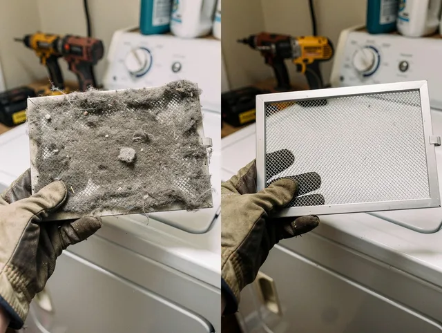 Professional lint trap cleaning by Glastonbury Dryer Vent Cleaning in Glastonbury