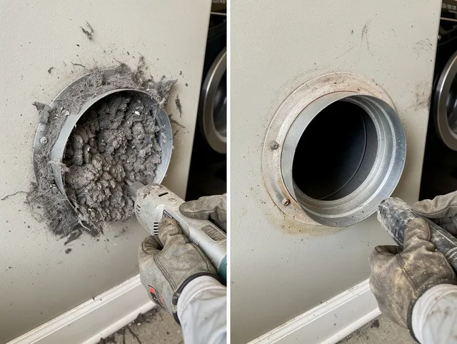 Professional clogged vent cleaning by Glastonbury Dryer Vent Cleaning in Glastonbury