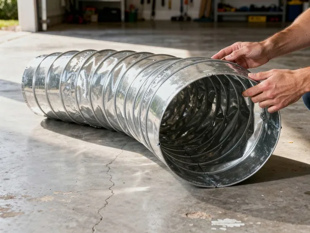 Glastonbury Dryer Vent Cleaning specialist using advanced equipment for thorough duct cleaning in Glastonbury