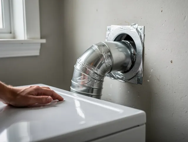 Glastonbury Dryer Vent Cleaning expert performing professional dryer vent repair and installation in Glastonbury