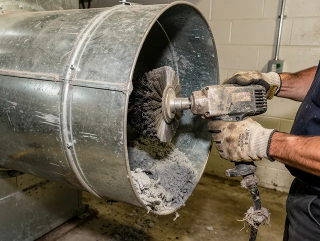 Industrial-grade dryer vent cleaning by Glastonbury Dryer Vent Cleaning in Glastonbury